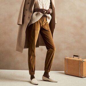 NWOT Banana Republic Slim Corduroy Utility Pant Antique Brass Size 4